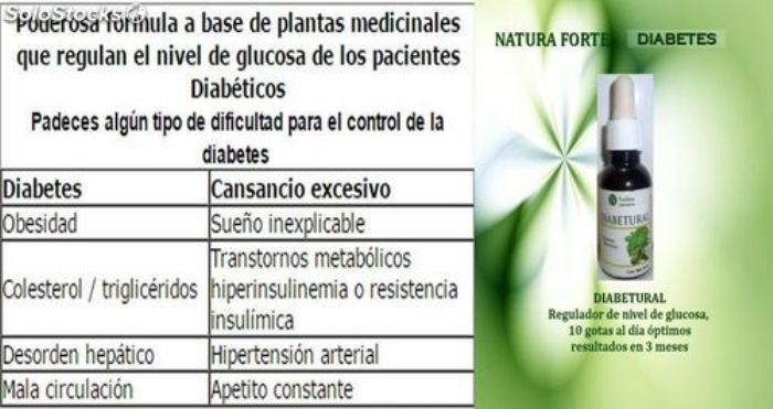 Diabetes Diabetural regulador glucosa paquete 10